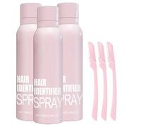 Hair Identifier Spray for Face Dermaplaning - 2024 New Hair Identifier Spray for Face Shaving, Skin Body Hair Identifying Spray for Dermaplaning,Women Dermaplaning Tool for Face (3pcs)