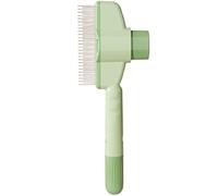 Hair Knot Comb, Pet Hair Removal, Rust Proof Lightweight Comfort grip Portable Multipurpose Easy cleaning, Flea Brush for Cats Dogs Indoor Travel, 7.87x3.15Inches, Green