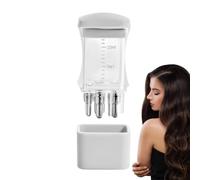 Hair Oil Comb Applicator - Scalp Tool, Portable Liquid Root Graduated Scale Dispenser Care Smooth Flow Design | Ideal for Application Massage Nourishment Routine, 6x2.8cm/2.36x1.1 inches