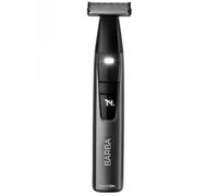 Hair on rasoio elettrico per rifinitore barba e capelli,TESTINA 33 MM - MOTORE 6500 RPM LITIO - USO 120 MIN -RICARICA 1.5 ORE TAGLIO 0 MM + RIALZI 1-3 MM DOPPIA LAMA E TESTINA OSCILLANTE