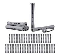 Hair Perm Rollers, 60 pezzi Curling Rod Set, 3,23 x 0,59 x 0,59 pollici, Manual Styling Tools, Durevole Hairdressing Supplies, Beauty Hairstyling for Salon, Barbershop, School, Travel