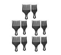 Hair Pick Comb 10pcs | Wide Tooth Ergonomic Design for Long Thick Curly Hair | DIY Hairstyles Tool for Salon Styling/Home Use | ABS Plastic, Sturdy & Skin - Friendly