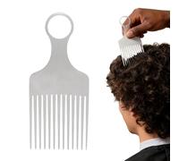 Hair Pick Metal - Hair Picks, Aluminum Precise Ergonomic Non-Slip Combs, Hairs Pick Comb | Lightweight And Precise Styling Tool For Men Boyfriend Family Curly Travel Home Salon Indoor