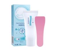 Hair Removal Cream, 60 g Body Depilatory with Scraper, Effective Gentle Formula, Portable Easy Application, Smooth Skin Solution for Legs, Arms, Underarms, Quick Results