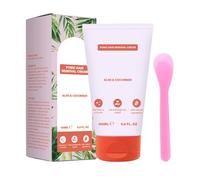 Hair Removal Cream, Hair Growth Inhibitor, 150 ml Gentle and Non-Irritating Depilatory Paste with Silicone Brush for Cheeks Armpits Legs Bikini Area, Long Lasting, 6,22 x 2,76 Inches