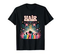 Hair Retro Musical Theatre Broadway Theatre Maglietta