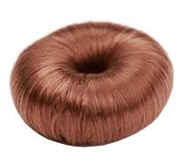 Hair Ring Styler Maker Creator Hot Wig Hair Donut Bun Maker Updo Scrunchie Chignon Bridal Hairpiece Bun Round Chignon for Women Lady Girls (Light Coffee)