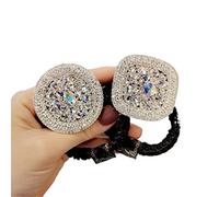 Hair Scrunchies 2 Pezzi Moda Strass Cristallo Fasce Per Capelli Per Corde Per Elastici Cerchi Per Pour Toutes Les Occasions
