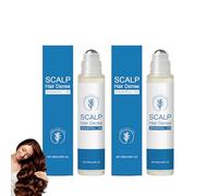 Hair Siero per capelli Roll-On Serum, 25 ml x 2 pezzi, massaggio del cuoio capelluto, nutriente, leviga e idrata i capelli