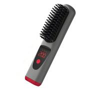 Hair Straightener - 4 livelli Ceramic Rechargeable Portable Cordless Comb With LED Display | Hair Straightening Brush For Travel, Blowouts, Holiday, Festival, Salon, Home, Wedding, Bridal, Spa And