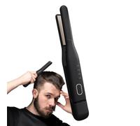 Hair Straightener - ABS Ceramic 22x3x3cm | Cordless Wireless 4-Temperature Portable Flat Iron | Styling Tool For Men And Women Hair Straightening And Curling At Home Dorm Office Hotel Travel