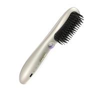 Hair Straightener Brush - ABS, ionico Straightening Brush Negative Ionic | Rechargeable Fast-Heating Smooth Frizz-Free Hair Styling Tool, Straightening Comb For Home Use, Travel, Salon Styling,