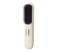 Hair Straightener Brush, Cordless Ionic Hair Comb, Portable Hair Straightening Brush, Fast Heating Hair Brush, 30s Quick Heat Straightener, Ionic Hair Straightening Tool, Wireless Hair Straightening