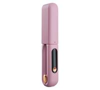 Hair Straightener Brush, Cordless Styling Tool, Fast Heating Plates, Negative Ion Care, 2-in-1 Comb for Smooth Curls, Portable Flat Iron for Travel, Rechargeable Design