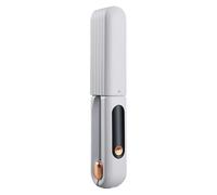 Hair Straightener Brush, Cordless Styling Tool, Fast Heating Plates, Negative Ion Care, 2-in-1 Comb for Smooth Curls, Portable Flat Iron for Travel, Rechargeable Design