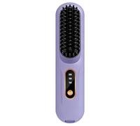 Hair Straightener Brush - Rechargeable 3-Temp Ceramic | Cordless Styling With Mch Heating, Portable Hair Straightening Brush With Ceramic And Abs, Women Girls Home Travel Party
