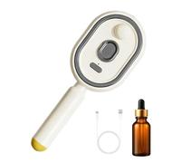 Hair Straightener Brush - Rechargeable Smoothing Styling Tool for All Hair Types | Ionic Heat Technology with Anti Frizz Glide Design, Steam Detangling Heated Comb for Travel Safety Hairs Care Device