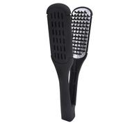 Hair Straightener Comb, Double-Sided Tool, Heat-Resistant Grip, Comfortable Handle, Styling Comb for Smooth Hair, Home, Outdoor, Salon Use, Travel, Business Trip, On-the-Go Grooming 9.33x1.85in