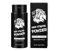 Hair Styling Powder - Men’s Volumizing Texturizer, 15g Lightweight Matte Finish, Quick Tousled Hairstyle Creation, Easy Application After Blow Drying, Adds Texture and Shape | for Personal Gift Use
