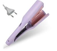 Hair Styling Tool with Negative Ionic Technology, 3d Curling Iron for Quickly Creating Smooth Waves, 4-Speed Double-Sided Heating 32mm French-Style Large Egg Roll Lasting in 24 Hrs (purple)