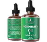 Hair Thickness Maximizer Olio di rosmarino per la crescita dei capelli per uomini + donne - senza profumo duro e bruciatura del cuoio capelluto Trattamento topico per la prevenzione della caduta