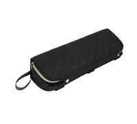 Hair Tool Bag, Portable Multifunction Travel Case, 16.14x5.51x3.54 inches 2-in-1 Hair Stylist Storage Bag, Removable Heat-Resistant Mat, Ideal for Flat Irons Curling Wands