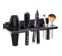 Hair Tool Organizer, Wall Mounted Styling Holder, 4 In 1 Storage Rack