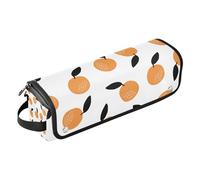 Hair Tools - Borsa da viaggio con tappetino in ferro, organizer portatile per capelli, piastra per capelli, ferro arricciacapelli, frutta, estate, mandarino, arancione, donna, essenziale, contenitore