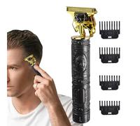 Hair Trimmer, Zero Gapped Clippers, Cordless Beard Cutter, Precision Steel Blade, Rechargeable Motor, Ergonomic Grip, Perfect for Haircut, Beard Styling, Grooming Routine, 5.9x1.6 inches