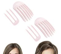 Hair Volume Clip for Fluffy Bangs,Wind Shaping Styling Comb,Easy High Crown Volume Tool,Volumizing Hair Clips Instant No-Trace Hair Root Lifting Clips for Natural Voluminous Look (Pink-2 Set)