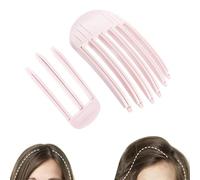 Hair Volume Clip for Fluffy Bangs,Wind Shaping Styling Comb,Easy High Crown Volume Tool,Volumizing Hair Clips Instant No-Trace Hair Root Lifting Clips for Natural Voluminous Look (Pink-1 Set)