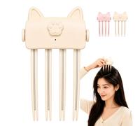 Hair Volume Clip Heated Root Booster For Fine Hair Styling (Off White) | Heated Design With Dual Temperature Control Helps Create Volume With Easy Styling