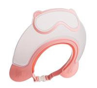 Hair Washing Shield, Adjustable Kids Shower Cap, Anti Splash Shampoo Bath Hat, Soft Protective Bathing Cap for Hair Wash Shield for Boys Girls Bathroom Use