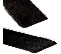 Hair2Heart 30 X Remy Invisible Tape In Extensions - #1B - 60Cm - 75 g