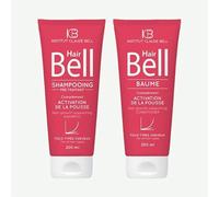 HAIRBELL, 2 Tubetti con Balsamo e Shampoo, accelerano la ricrescita dei capelli e rallentano la loro caduta
