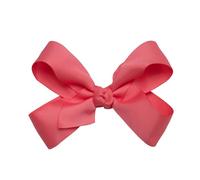 HAIRBOWS Fiocco per capelli in gros grain con nodo centrale su una clip per capelli, per tutte le età e tipi di capelli, fiocco da 12,7 cm, corallo