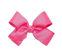 HAIRBOWS Fiocco per capelli in gros grain per ragazze, per tutte le età e tipi di capelli, fiocco da 15,2 cm, rosa acceso