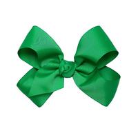HAIRBOWS Fiocco per capelli in gros grain per ragazze, per tutte le età e tipi di capelli, fiocco da 15,2 cm, verde