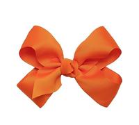 HAIRBOWS Fiocco per capelli in gros grain per ragazze, per tutte le età e tipi di capelli, fiocco da 15,2 cm, arancione