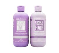 HAIR BURST Set Ricci & Mossi - Shampoo e Balsamo, Senza Solfati/SLS/Parabeni, Aminoacidi, Estratto di Mandorla, Olio di Ciliegia - Definizione Ricci, Anti-Crespo, Idratazione