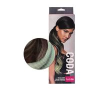 Hairdo Coda Color Splash Chestnut / Light Green 58 cm - coda verde chiaro