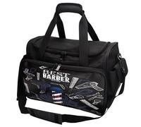 Hairdressing Tools Bag, Barber Cosmetic Organizer, 15.75x9.06in Large Capacity Salon Case, Authentic Shoulder Strap Design, Multiple Storage Compartments for Lipstick Eye Shadow