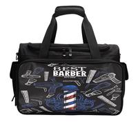 Hairdressing Tools Bag, Large Capacity Barber Organizer with Shoulder Strap, Durable Salon Cosmetic Storage for Clippers Scissors Lipstick Eyeshadow Makeup Artist Travel Kit