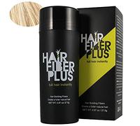 HairFiberPlus 27.5g, fibre copri calvizie istantaneo in pochi secondi (Biondo Medio)