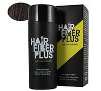 HairFiberPlus 27.5g, fibre copri calvizie istantaneo in pochi secondi (Castano Scuro)