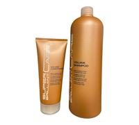 HairHaus Super Brillant Care Shampoo Volume 1L + Balsamo Volume 200ml Neu
