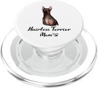 Hairless Terrier MOM Mammina Cane Hairless Terrier Madre PopSockets PopGrip per MagSafe