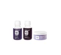 HAIRMED B6 R3 N5 Trattamento Ricostruzione per capelli: shampoo eudermico, fluido ricostruttore e maschera essenziale 100+100+100ml