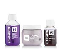 HAIRMED - Set Volumizzante per Capelli Fini Professionale - Shampoo B6, Maschera N5 e Siero Cheratina R3