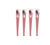 Hairpin Table Legs 4pcs Table Legs Set Adjustable Height Metal Coffee Tables Leg Diy Workbench, Dining Tables Extension Furniture(76cm/pink)
